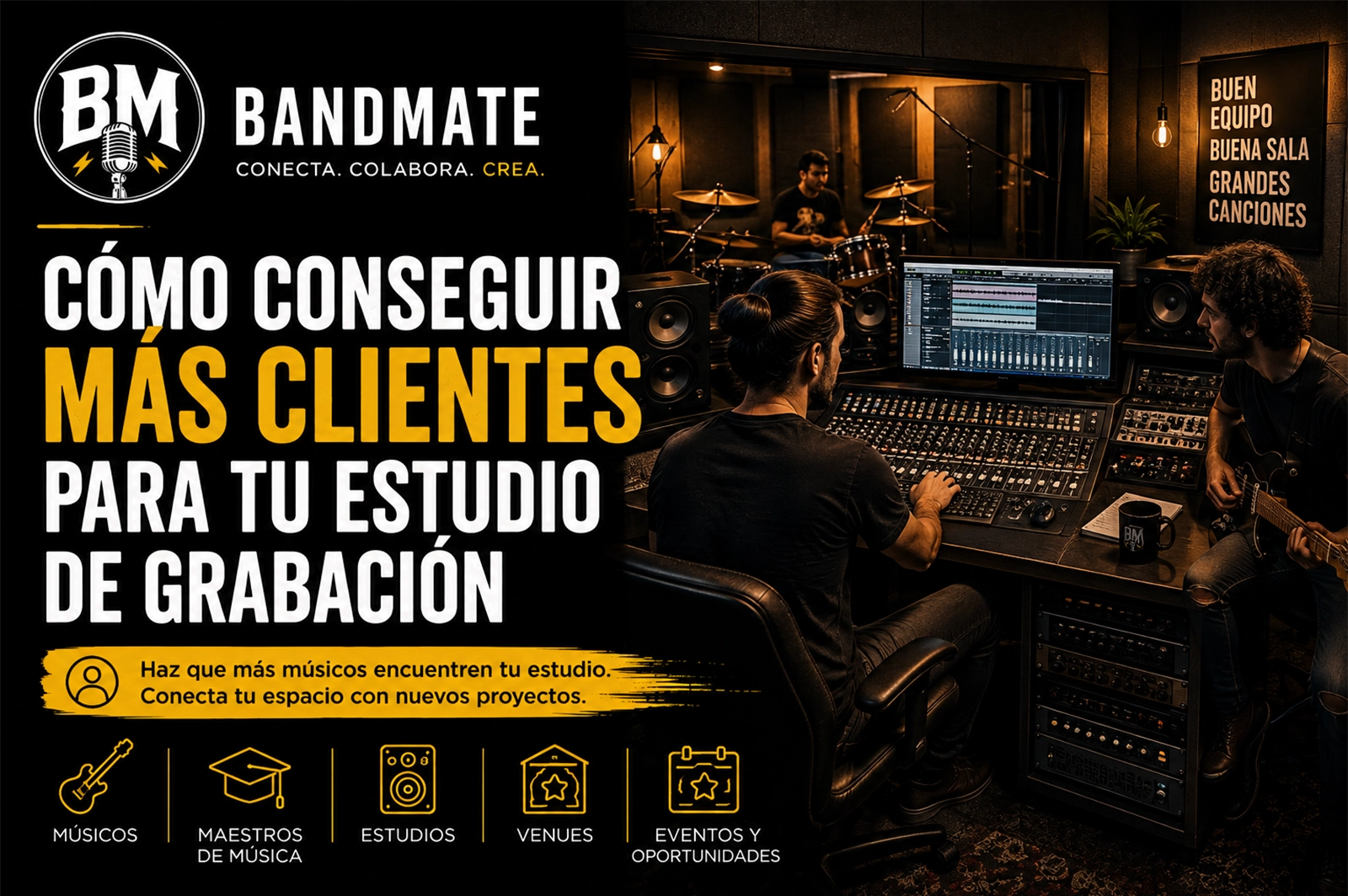 Cómo conseguir más clientes para tu estudio de grabación