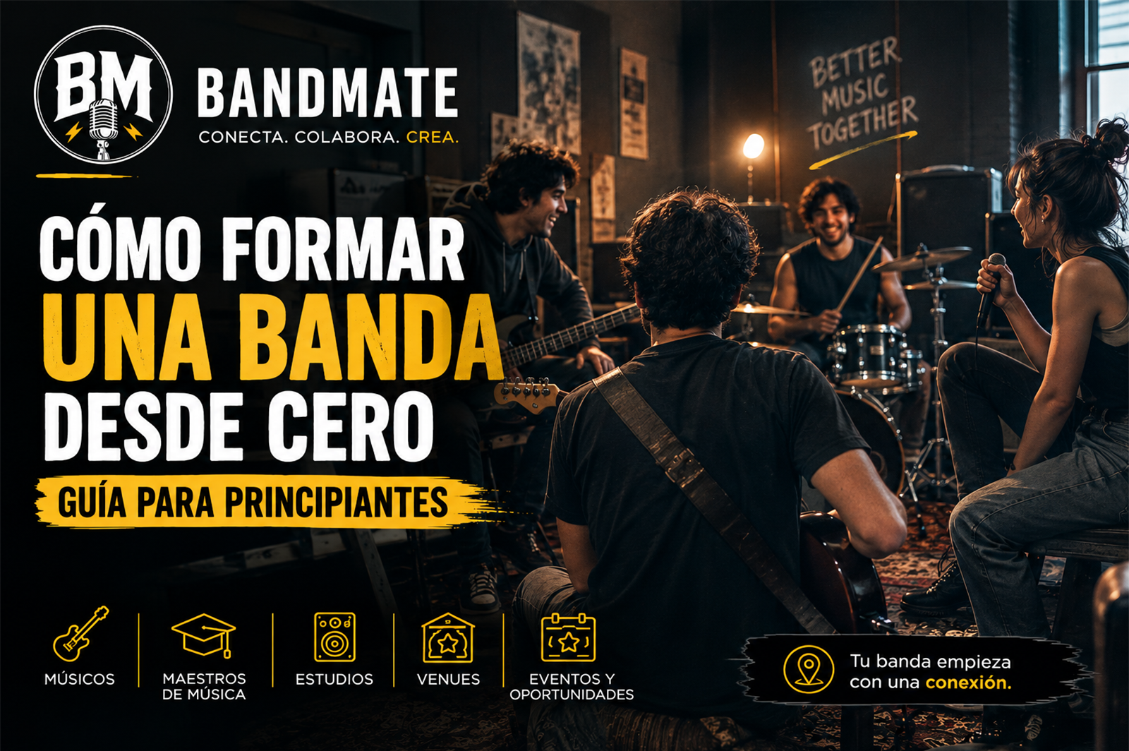 Cómo formar una banda desde cero: guía para principiantes